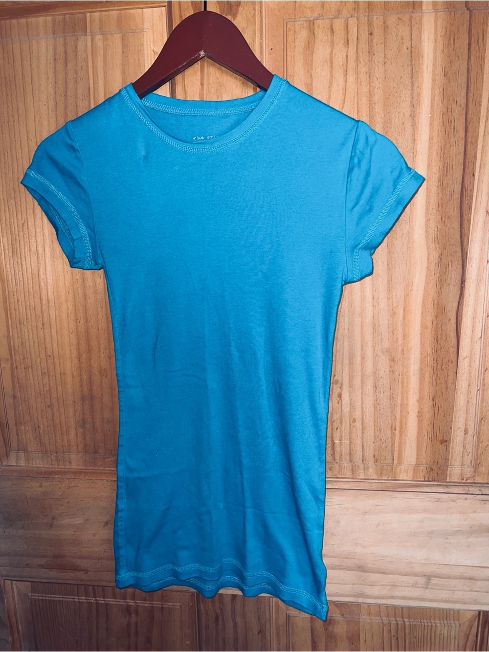 Arizona Jean Company Turquoise Short Sleeve Crew Tee